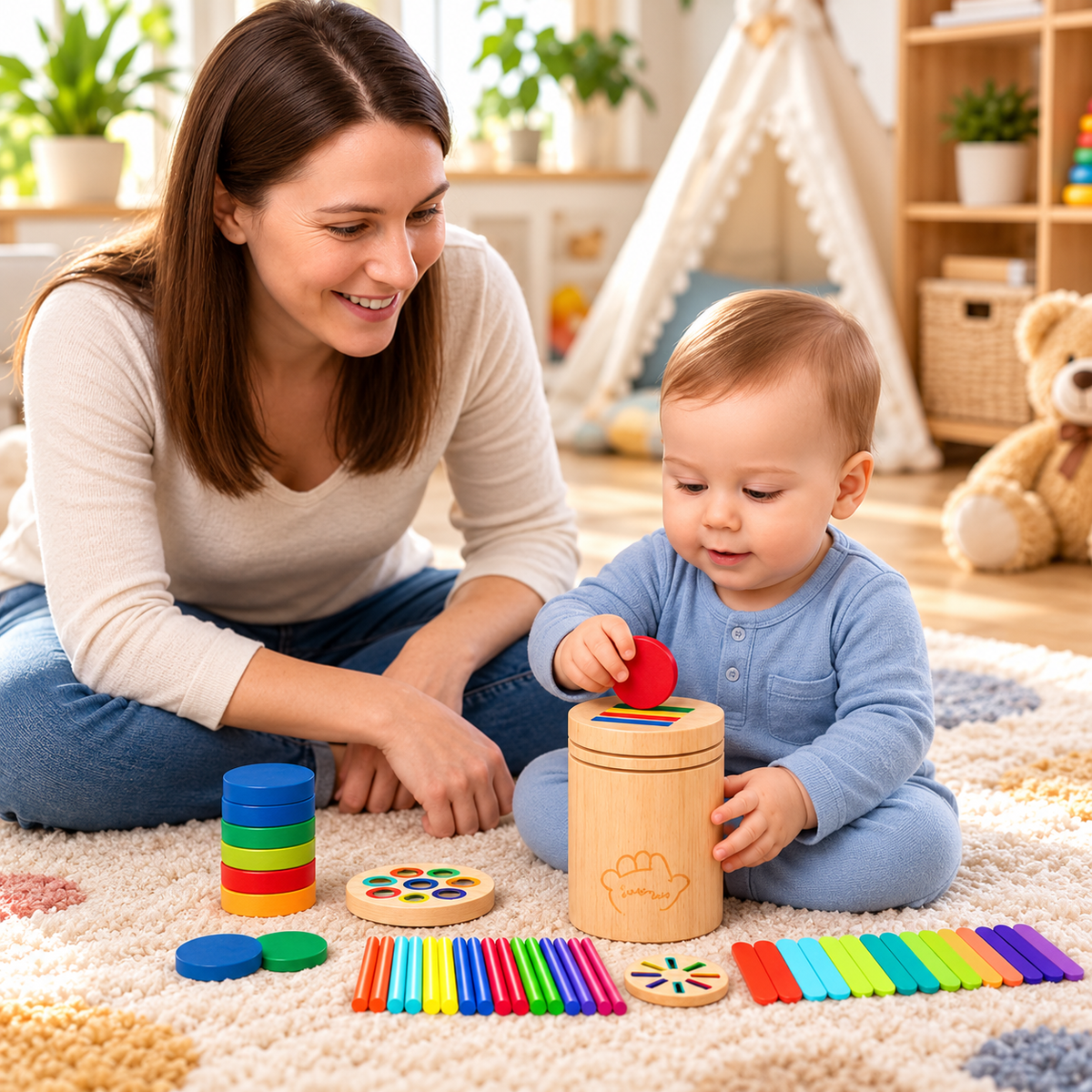Montessori 3-in-1 Learning Toy