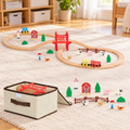 Wooden Train Set – 39 Pieces