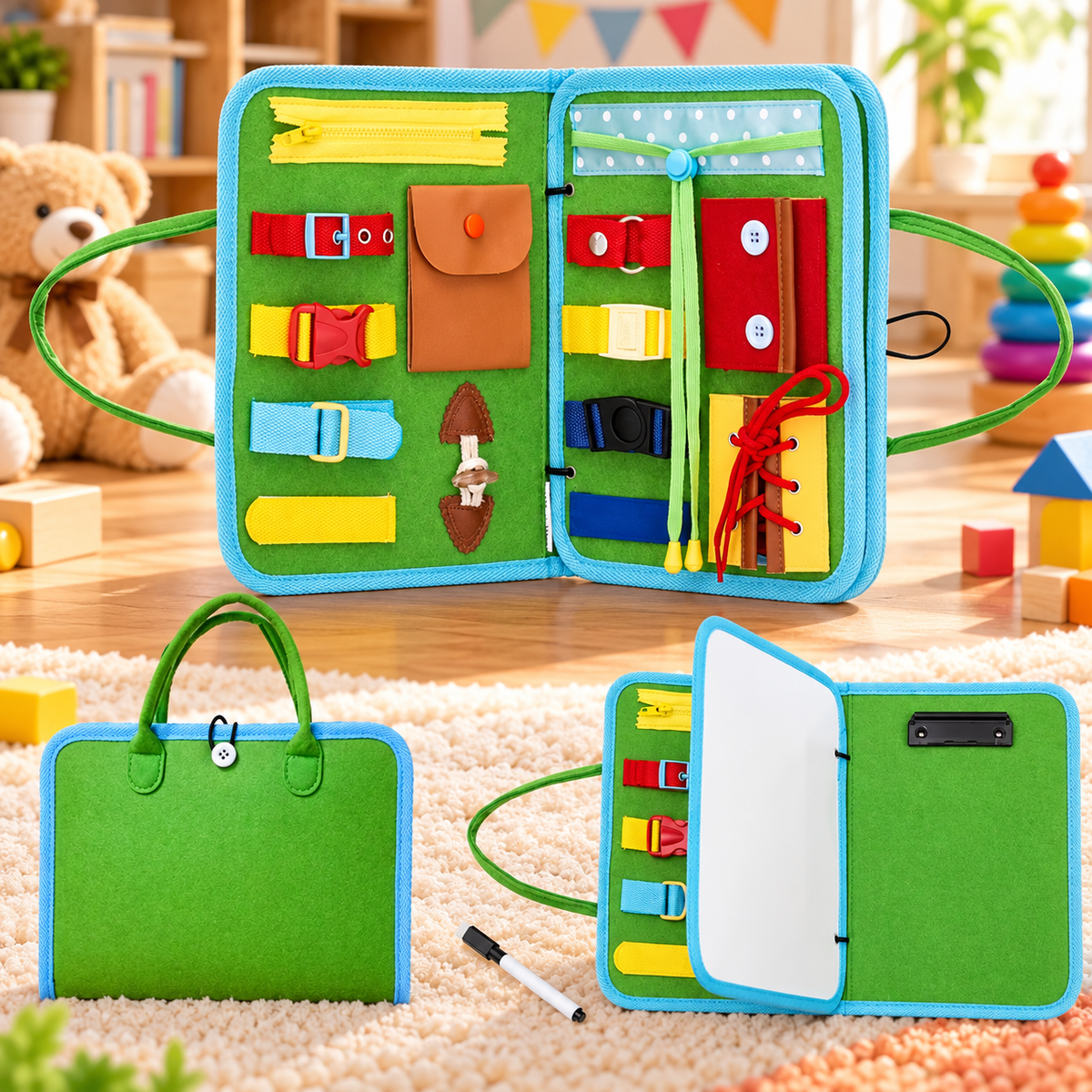 Montessori Sensory Busy Board