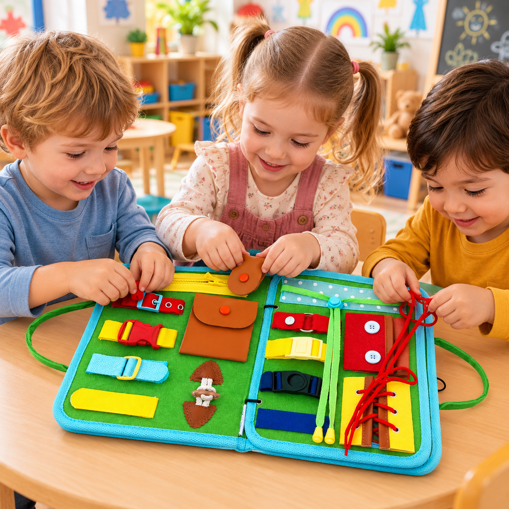 Montessori Sensory Busy Board