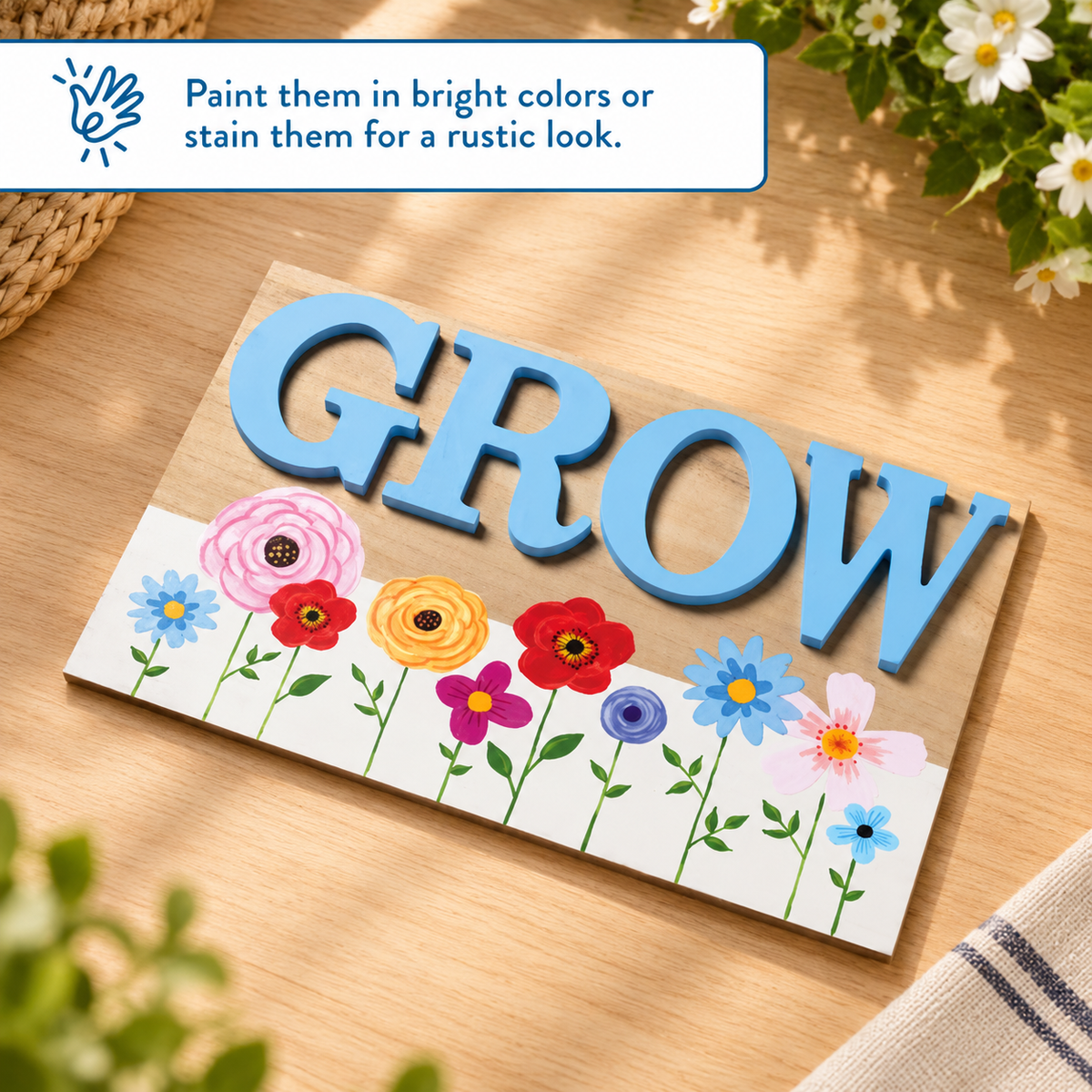 Wooden Craft Letter A – 5 Inch