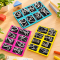 Metal Wire Puzzle Set – 24 Pieces