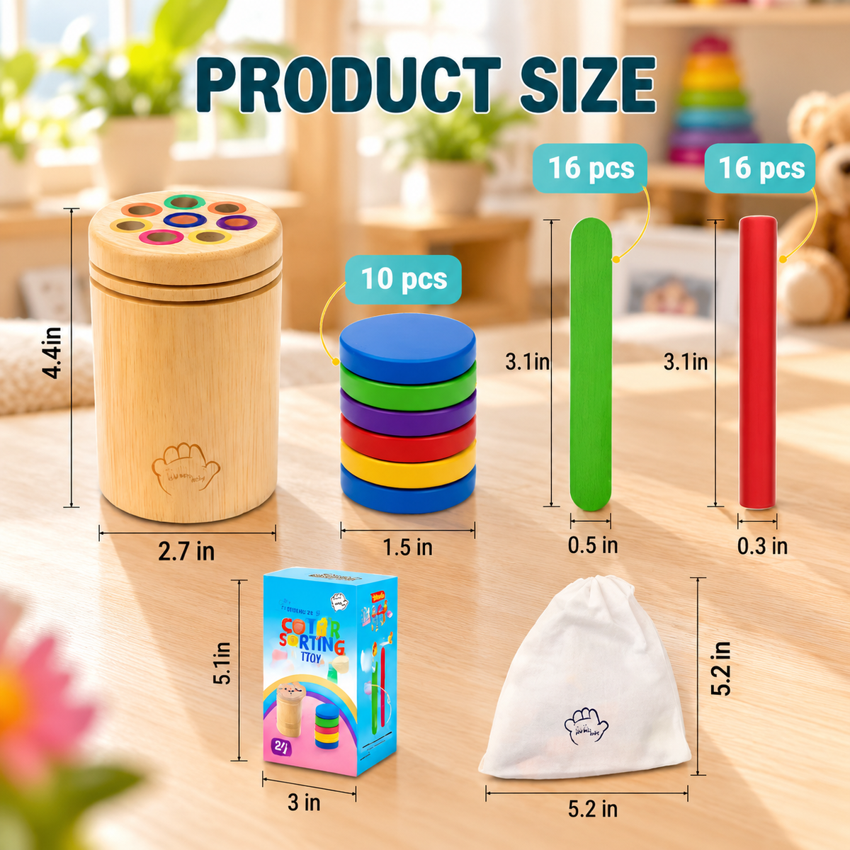 Montessori 3-in-1 Learning Toy